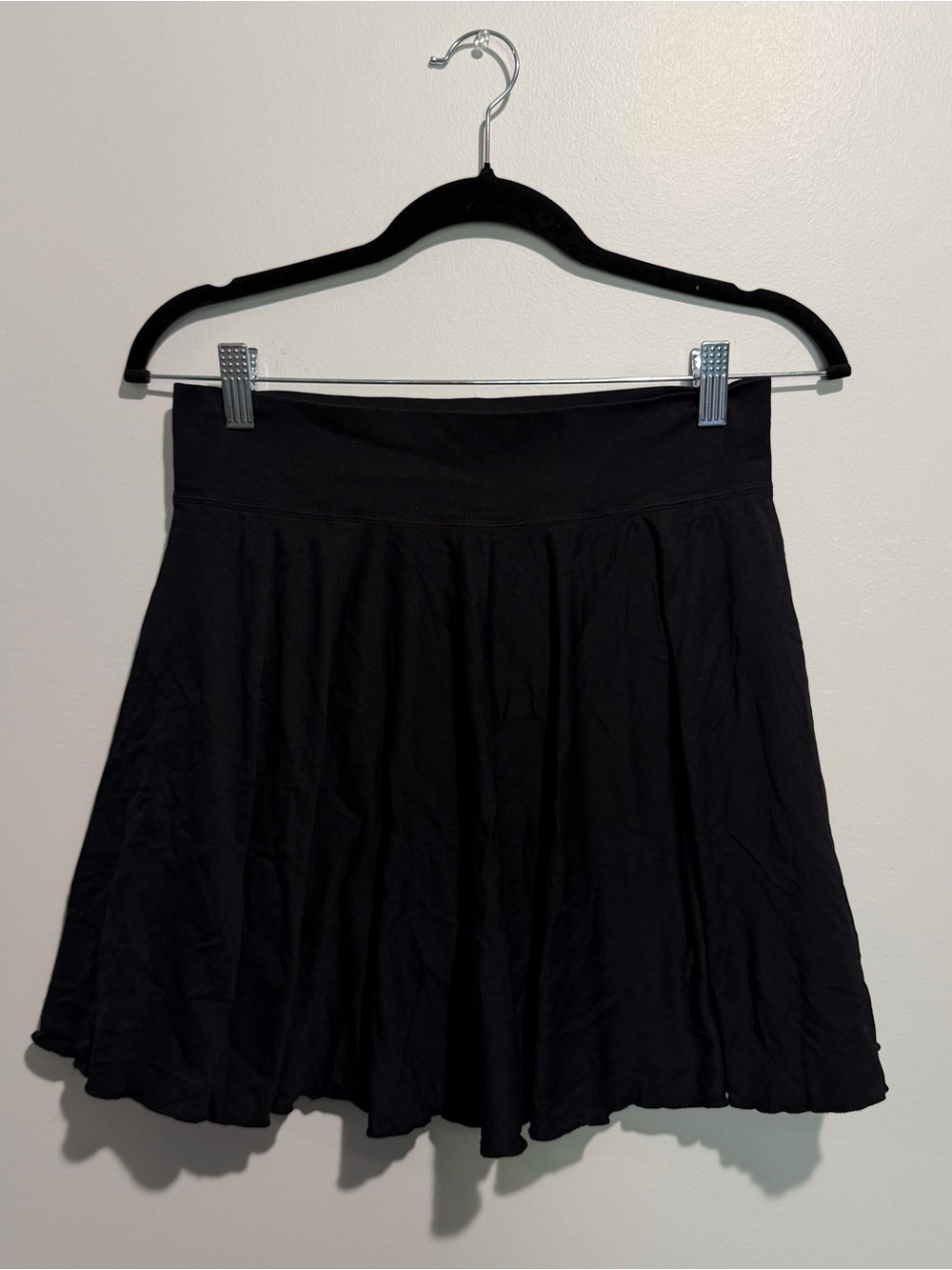 OQQ Black High Waisted Athletic Tennis Skort Built-In Shorts XL